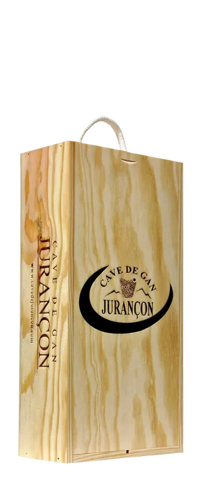 Photo d'une caisse bois pour 2 bouteilles