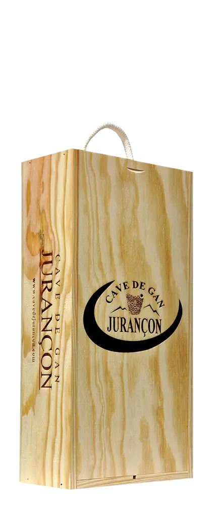 Photo d'une caisse bois pour 2 bouteilles