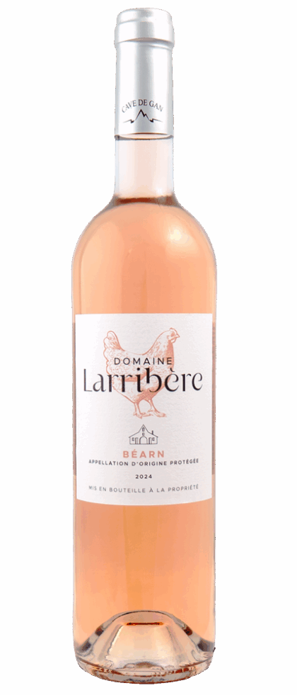 Bottle Domaine Larribère - AOP Béarn rosé by  Cave de Gan
