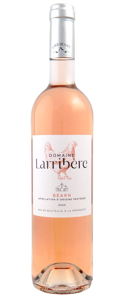 Bouteille Domaine Larribère - AOP Béarn rosé de la Cave de Gan