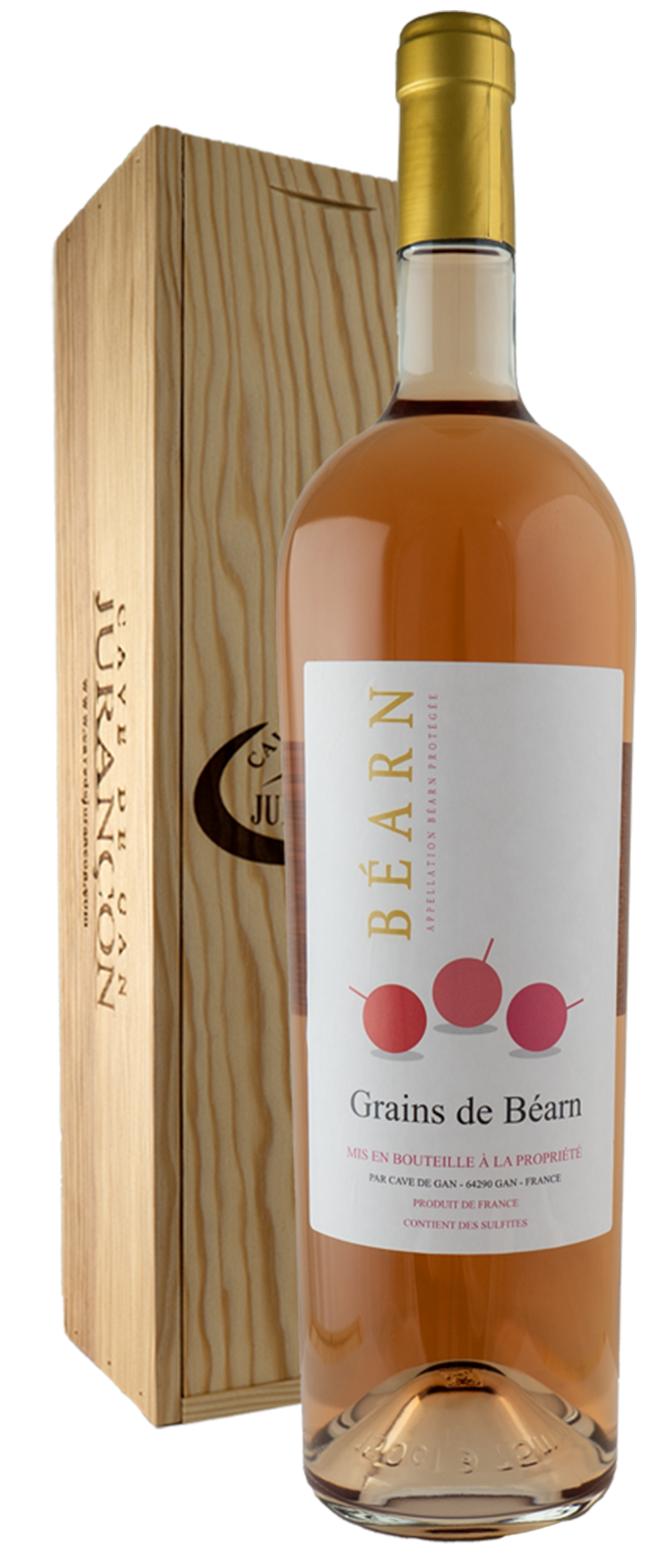 Magnum Grains de Béarn - AOP Béarn Rosé la Cave de Gan