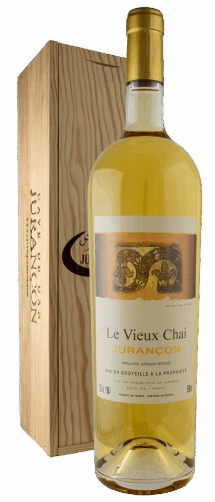 Magnum Le Vieux Chai – AOP Jurançon doux, magnum à offrir en cadeau.