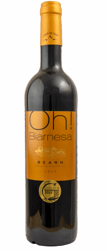 Bottle Oh ! Biarnesa - AOP Béarn red by la Cave de Gan 