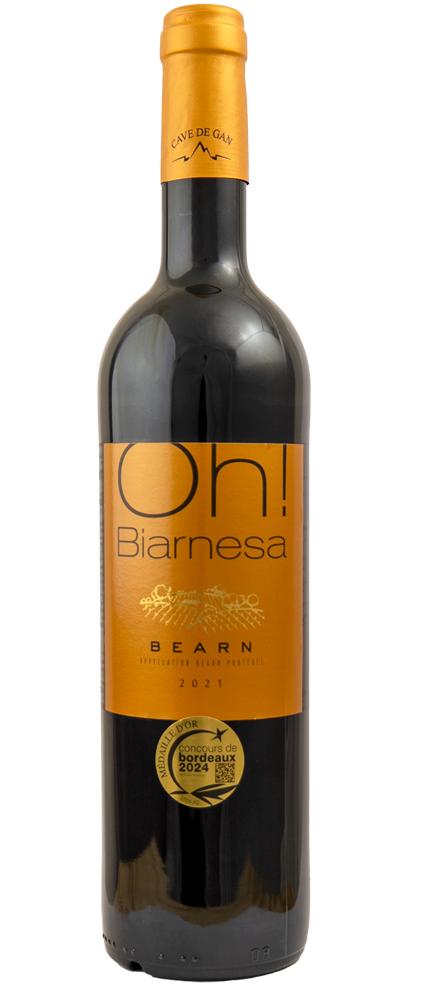 Bottle Oh ! Biarnesa - AOP Béarn red by la Cave de Gan