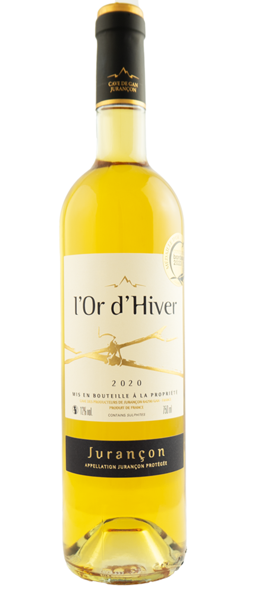 Bouteille L'Or d'Hiver - AOP Jurançon doux de la Cave de Jurançon