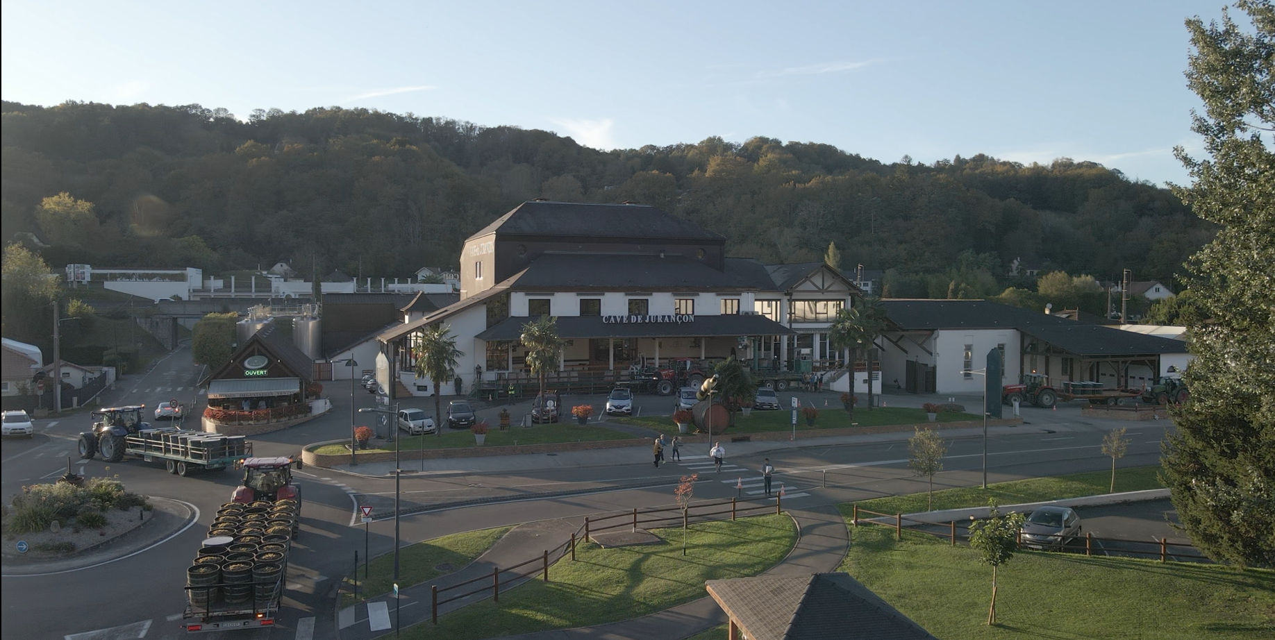 Cave de Jurançon pendant les vendanges en Octobre
